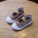 Zapatos de lona blancos para niños y niñas, zapatillas blancas antideslizantes, para primavera y otoño 
