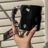 Luxury Cup Make Undefined Cup Gem Cup Spice Girl Style Gem Mug Ceramic Water Cup Small Original Coffee Mug Cup for Lovers - V.I.P Digital Presence