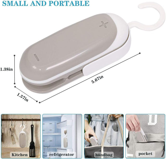 1-piece mini bag sealing machine,bag sealing machine, portable handheld bag sealing machine for chip bags, plastic bags, food storag - V.I.P Digital Presence