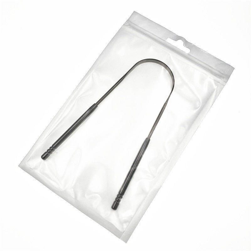 Stainless steel 304 tongue scraper, tongue coating cleaner, tongue scraper, tongue coating brush, oral care tool - V.I.P Digital Presence
