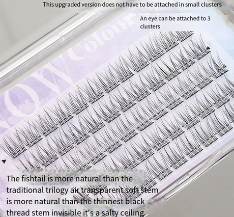Lazy Fish Tail False Eyelashes Trilogy Natural Simulation Thick Single Cluster Lazy Series Deviruchi Eyelashes - V.I.P Digital Presence