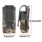 Outdoor Military Fan Flashlight Bag Small Single Tool Bag M5 Tactical Flashlight Bag Molle Accessory Bag Waist Bag - V.I.P Digital Presence