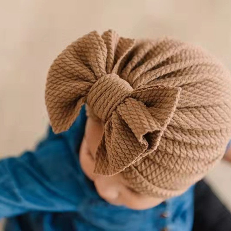 Pit Strip Children's Hat Double Bow Baby Baotou Cap Baby Warm Indian Tire Cap - V.I.P Digital Presence