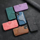 New magnetic separation suitable for Apple 16 mobile phone case Magsafe strong magnetic iPhone15 flip cover leather case 14 case - V.I.P Digital Presence
