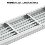 Aluminum Work Platform Large Size Step Stool Folding Portable Work Bench 40" Width Telescopic Feet 22" -27.5" Height Adjustable - V.I.P Digital Presence