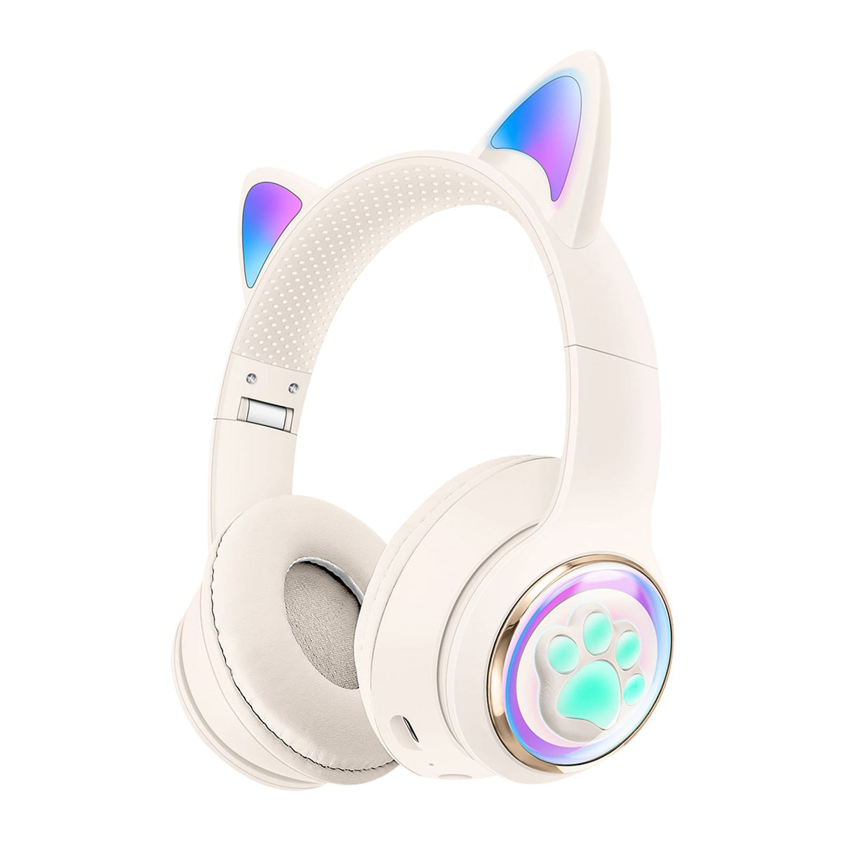 Luminous Cat Ears Cute Space Cabin Head Mounted Bluetooth Earphones Heavy Bass Gaming Wireless Earphones - V.I.P Digital Presence