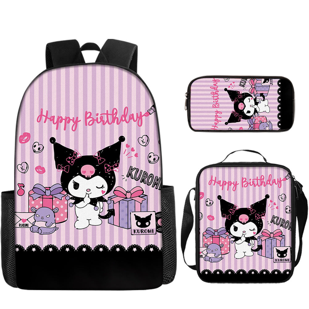 New Cartoon School Bag Printing Custom Bookbag High Quality Backpack Pencil Cases Kids Bags For Girls - V.I.P Digital Presence