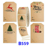 Christmas gift stickers decorative sealing sticker Merry Christmas Reward Self-adhesive labels Children's Day party - V.I.P Digital Presence