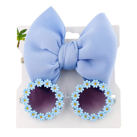 Personalized girl fashion glasses, baby headband set, sun visor - V.I.P Digital Presence