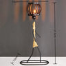 Wrought Iron Candle Holder Decorative Piece - European Style Restaurant Dining Table Ambiance Light Candlestick Home Metal Artware - V.I.P Digital Presence