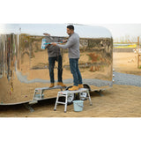 Work Platform Aluminum Portable Bench Folding Ladder ANSI Capacity 225 LBS 40" - V.I.P Digital Presence