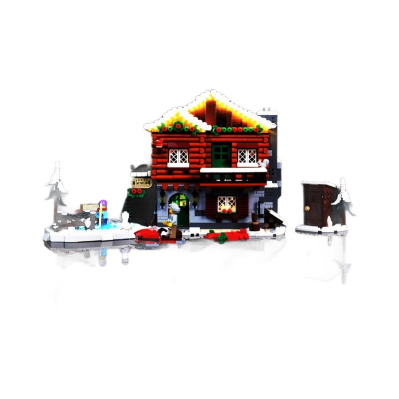 DIY lighting compatible with LEGO 10325 winter snow mountain cabin building blocks with remote control LED lighting - V.I.P Digital Presence
