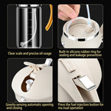 Food Grade Oil Pot Dual Use Glass Oil Spray Bottle Household Spray Sesame Oil Bottle Automatic Opening and Closing - V.I.P Digital Presence