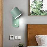 Nordic bedroom bedside lamp wall lamp study dining room corridor with switch wall lamp macaron LED minimalist wall lamp - V.I.P Digital Presence
