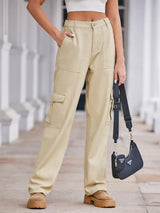 Straight Denim Cargo Pants - V.I.P Digital Presence