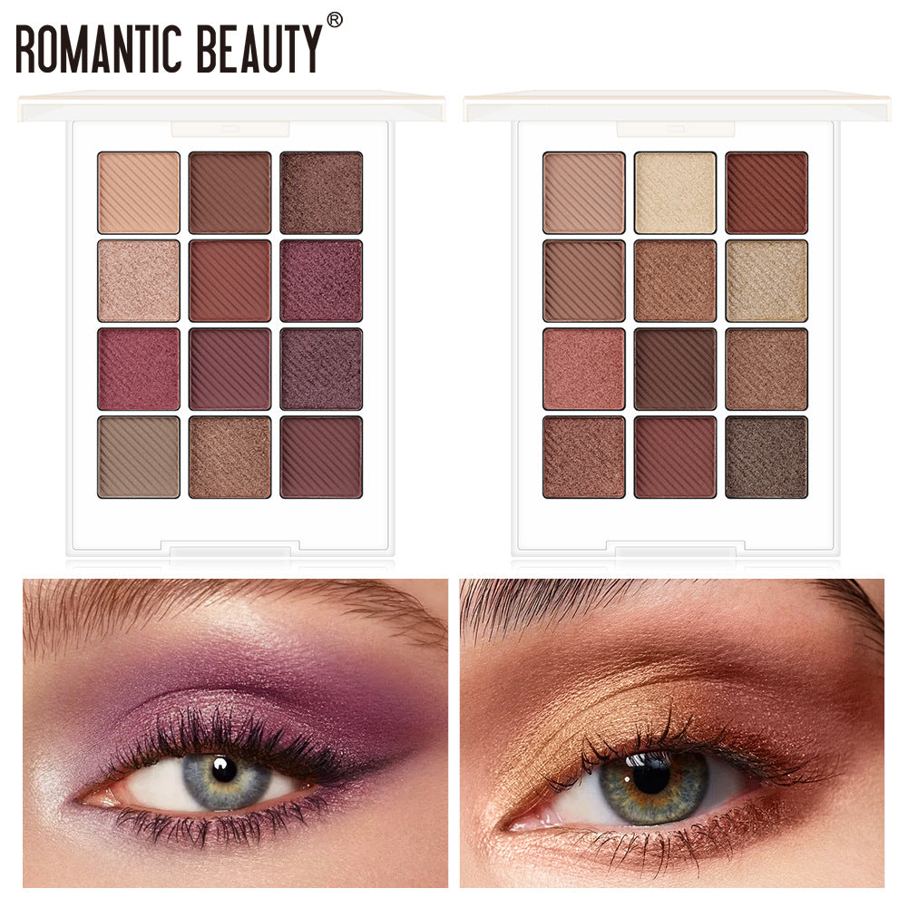 Romantic Beauty Makeup For Eye Ins Hot Sale Eye Shadow Disk 12 Color Eye Shadow - V.I.P Digital Presence