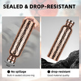 800ML Copper Hammer - Pattern Water Bottle: Leakproof, for Sports/Outdoor/Cycling/Gym/Fitness/Travel - V.I.P Digital Presence