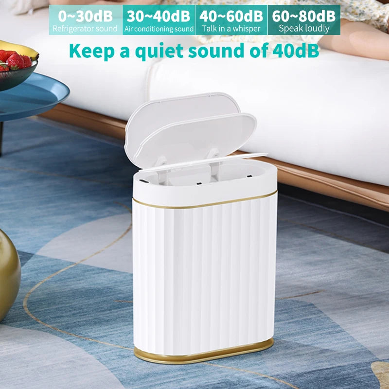 Smart Sensor Trash Can Touchless Sensor Trash Bin Trash Can with Lid Automatic Sensor Waste Basket - V.I.P Digital Presence