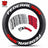 [One-piece set] Tire letter sticker one-piece set One-piece set Suitable for 4 tires No accessories included - V.I.P Digital Presence