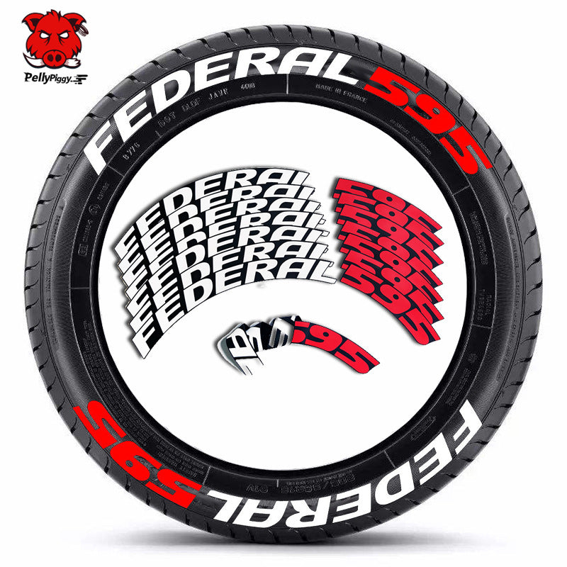 [One-piece set] Tire letter sticker one-piece set One-piece set Suitable for 4 tires No accessories included - V.I.P Digital Presence