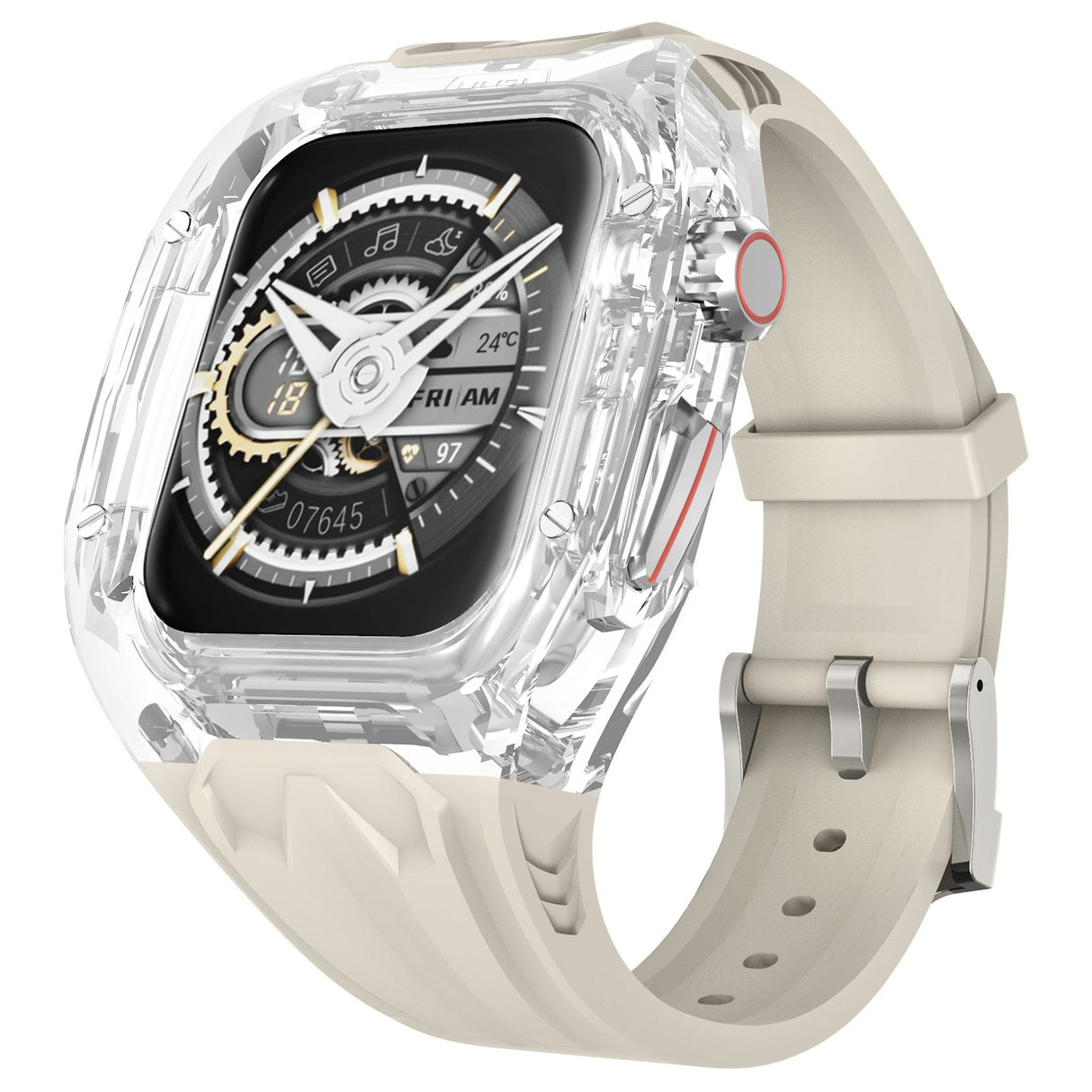 Suitable for Apple Watch triple proof design splicing high-quality silicone strap - V.I.P Digital Presence