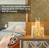 StarGlow LED Pillar Candles