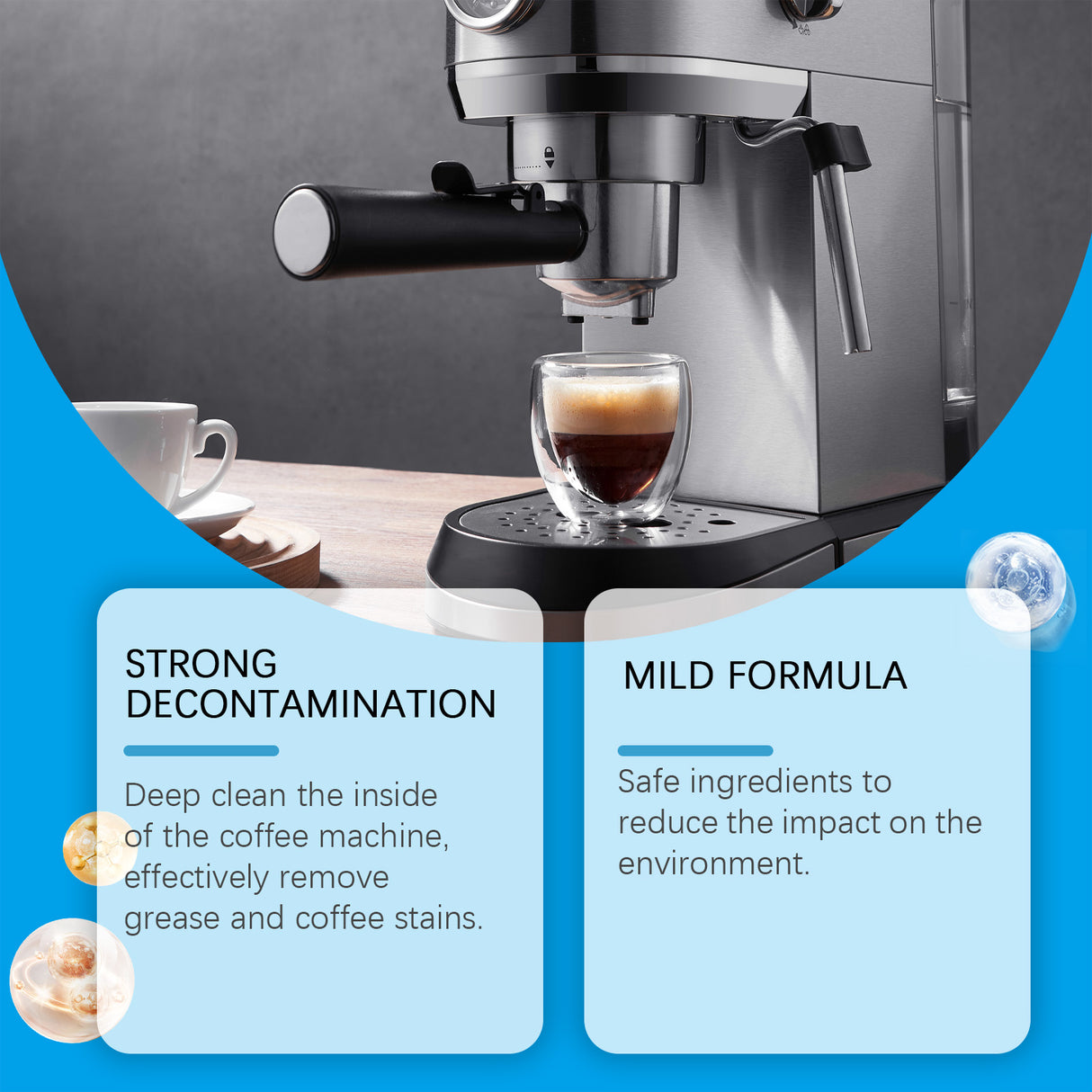 Coffee Machine Cleaning Sheet, Coffee Machine Stain And Scale Cleaning And Renovation Special Cleaning Sheet - V.I.P Digital Presence