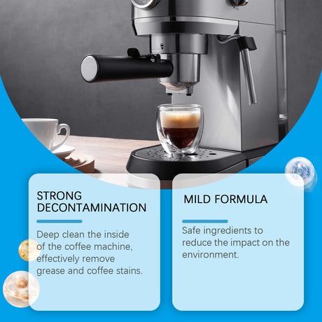 Coffee Machine Cleaning Sheet, Coffee Machine Stain And Scale Cleaning And Renovation Special Cleaning Sheet - V.I.P Digital Presence