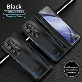 Suitable for Samsung Galaxy Z Fold6 mobile phone case shell film integrated bracket with stylus Z Fold5 anti-fall - V.I.P Digital Presence