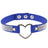 Japan's Harajuku Soft Girl Black Rhinestone Peach Heart Love-Shaped Collar Women's Neck Strap Collarbone Necklace Short - V.I.P Digital Presence