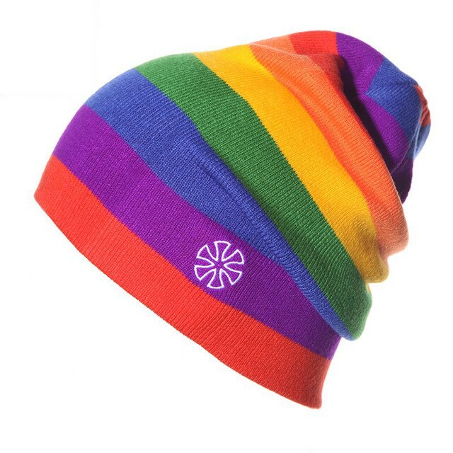 Outdoor Beanies Cap Casual Striped Knitted Hat Headwear Snowboarding Skiing Skating Cycling Apparel Accessories - V.I.P Digital Presence