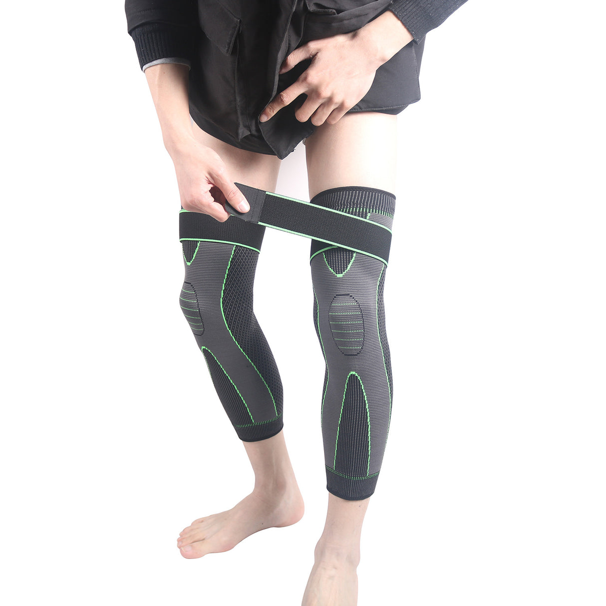 Knitted Strap Compression Exercise Extended Knee Protector for Men and Women Warm Knee Protector - V.I.P Digital Presence