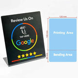 Google comment card NFC standing card NTAG213URL written into Apple Android phone touch NFC review card - V.I.P Digital Presence