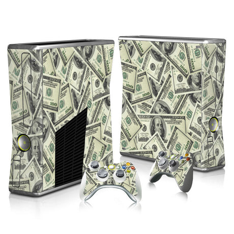 Xbox 360 Slim Full Body Color Membrane Stickers with Scratch-Resistant Protection - V.I.P Digital Presence