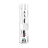 6-layer rotating acrylic board simple bookshelf, multi-functional creative bookshelf for students in the living room - V.I.P Digital Presence