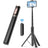New 150cm Long Selfie Stick Tripod Carbon Fiber Plastic Detachable Remote Control AB202 Max Phone Compatibility Rotatable - V.I.P Digital Presence