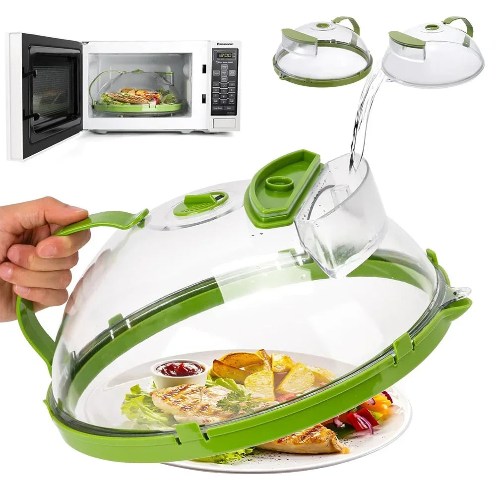 Microwave anti splash cover heat-resistant food heating cover food preservation cover oil proof cover - V.I.P Digital Presence