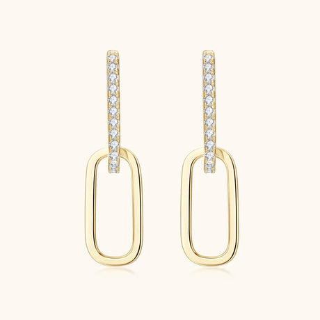 925 Sterling Silver Moissanite Earrings - V.I.P Digital Presence