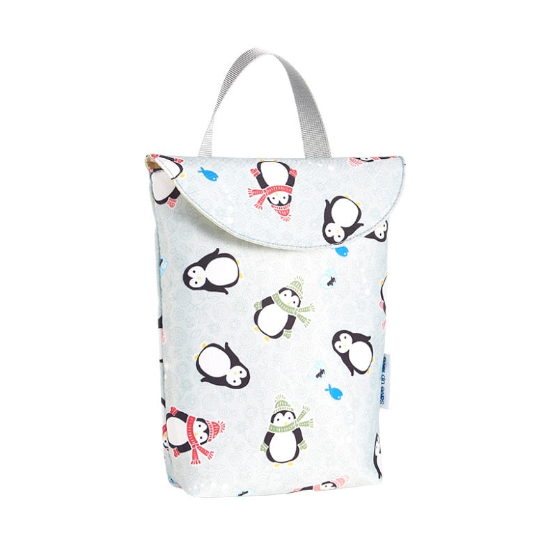Bolsas de pañales multifuncionales para bebé, reutilizables, a la moda, impermeables, organizador de pañales, portátil, de gran capacidad, para momia