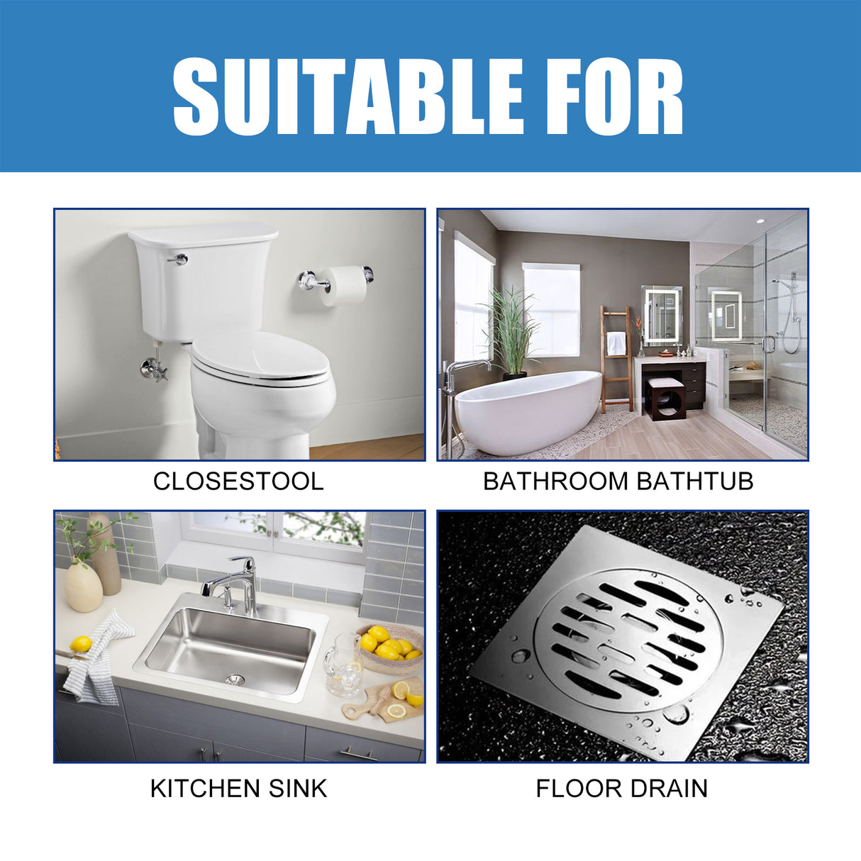 Pipe Dredging Agent Effervescent Tablet Toilet Floor Drain Drain Pipe Drain Dredging Prevent Blockage Cleaning - V.I.P Digital Presence