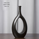 Nordic style light luxury hydroponic ceramic vase decoration, living room desktop flower arrangement, home decoration - V.I.P Digital Presence