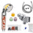Fragrance Anion Shower Nozzle Set Adjustable Quick Connection Removable Sprinkler Basin Bathing Tub Fountain Home - V.I.P Digital Presence