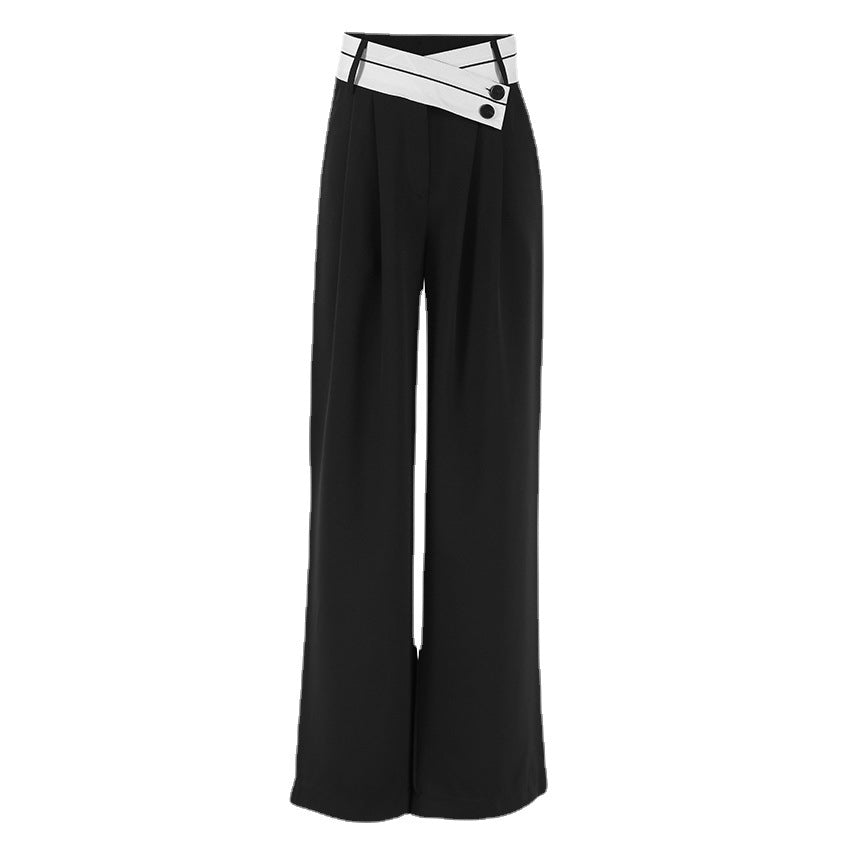 Niche Design Pants Casual Pants Autumn/Winter Versatile Wide Leg Pants Western Pants - V.I.P Digital Presence