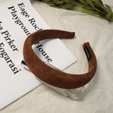 Candy colored velvet with wide edge sponge headband flocking - V.I.P Digital Presence
