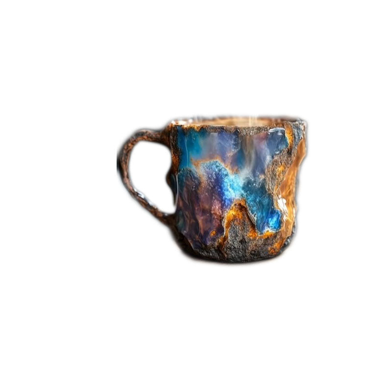 Imitation mineral resin crystal coffee cup - V.I.P Digital Presence