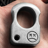 Herramienta de supervivencia al aire libre de acero de aleación EDC herramienta táctica anillo colgante multifuncional anillo colgante rompeventanas titanio EDC 