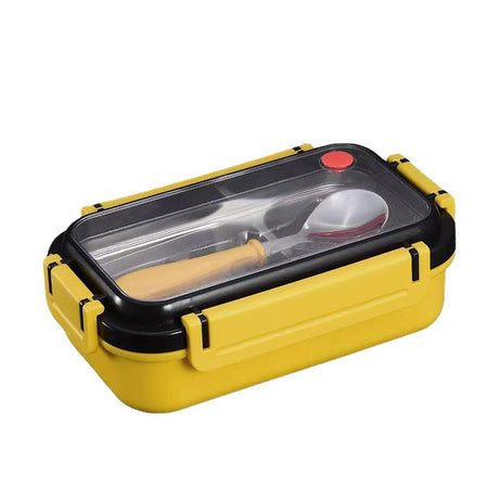 Simple and stylish portable stainless steel heat preservation and anti-scalding partition lunch box - V.I.P Digital Presence