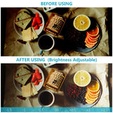 MAMEN 48 Macro LED Ring Flash Light With 8 Adapter Ring For Nikon Canon Pentax Olympus Panasonic Camera DSLR Ring Flash Kit - V.I.P Digital Presence