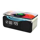 Time display wireless charging Bluetooth speaker compatible clock function thermometer wireless - V.I.P Digital Presence
