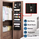 5 - Shelf Hanging Storage: Anti - Tilt, 5 large pockets. Good for bedroom, bathroom, living room (behind - door use). - V.I.P Digital Presence